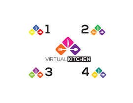Nro 133 kilpailuun Logo design for virtual kitchen app käyttäjältä MINU01878