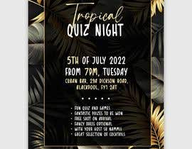 #31 Tropical Quiz Night Poster részére cjsevilleja által