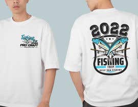 #11 for Outdoor fishing / camping T shirt design. af taukirtushar