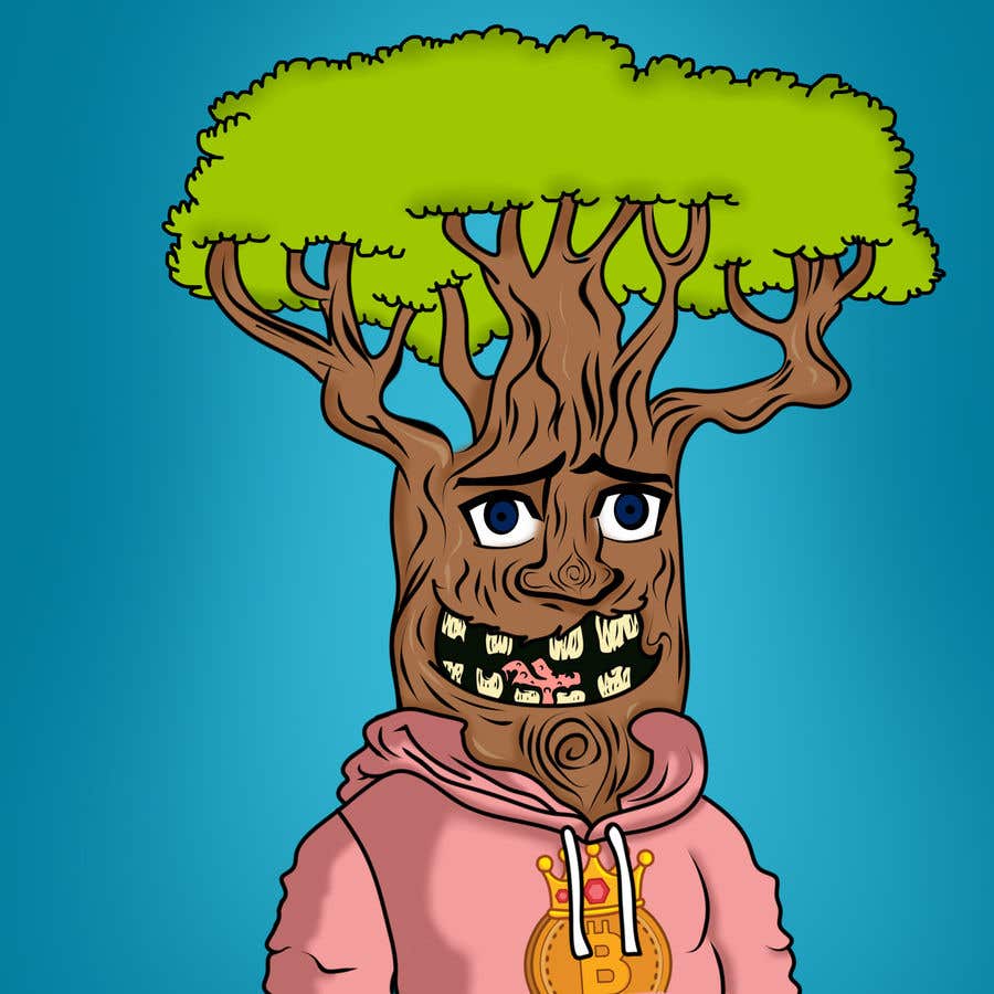 Konkurrenceindlæg #7 for                                                 Create a Personage "Tree Face" character  - for an NFT project "One Million Trees" # 6
                                            