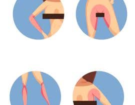#10 for Create illustrative icons for body parts for hair removal business by ghayurahmed