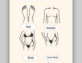 #7 for Create illustrative icons for body parts for hair removal business by legalpalava