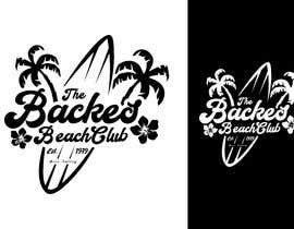 #86 for Beach Club Retro Logo av Graphichole73
