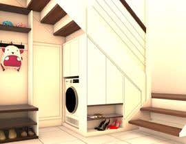 #11 untuk Under stairs custom cabinet design oleh Adalea29