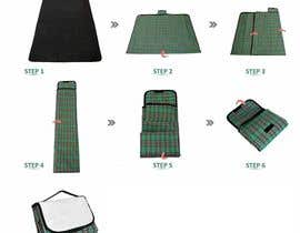 nº 62 pour Design a system for how to turn a blanket into a backpack with space for other stuff par devendrasinghsh7 