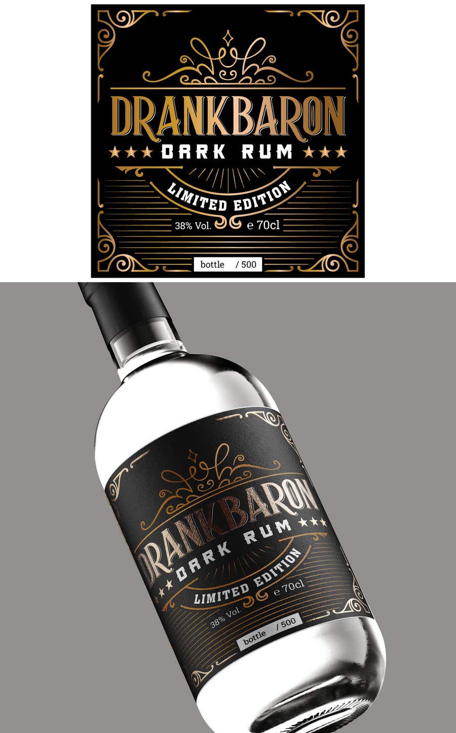Penyertaan Peraduan #25 untuk                                                 Design Rum Bottle Label
                                            