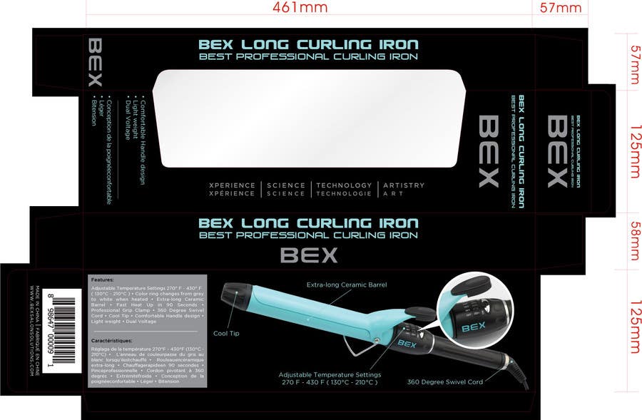 Inscrição nº 14 do Concurso para                                                 Create Print and Packaging Designs for Curling Iron BOX
                                            