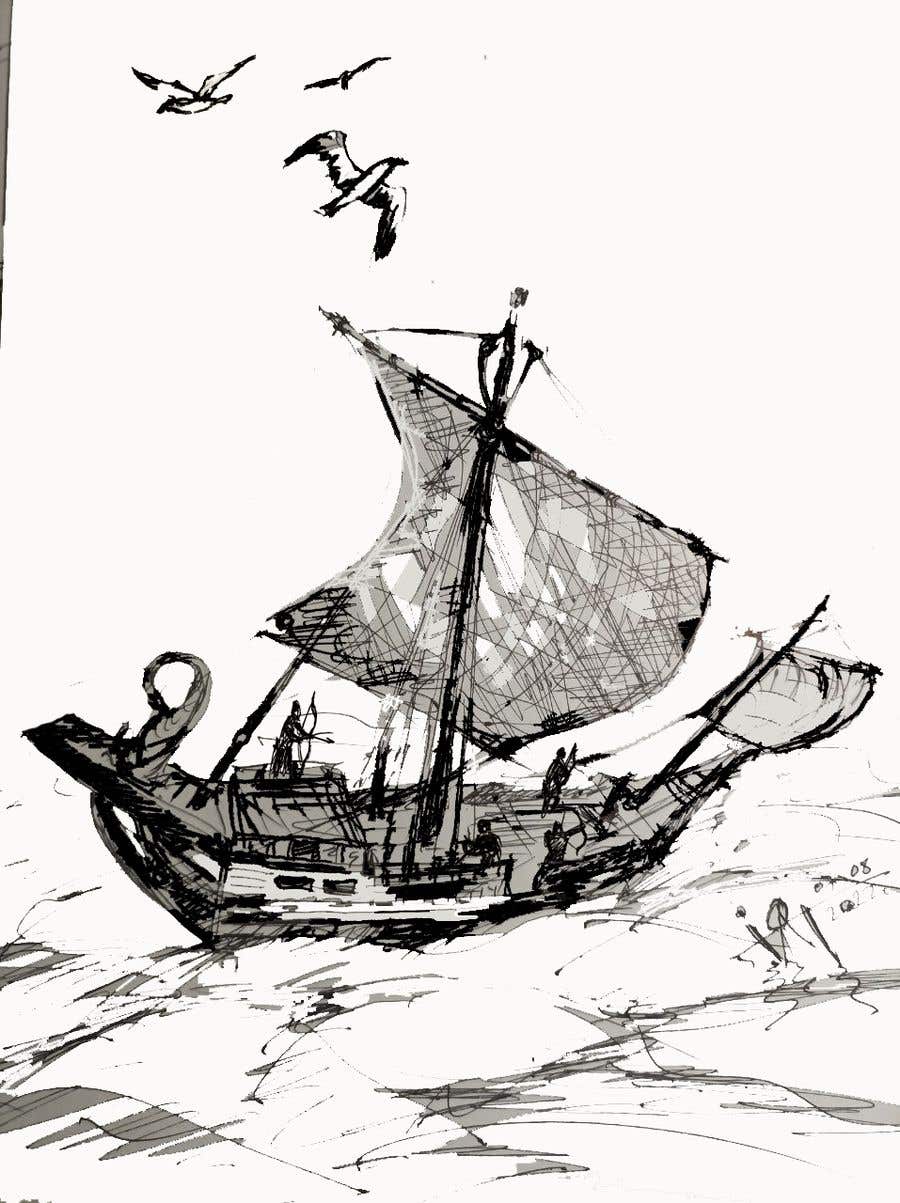 
                                                                                                                        Конкурсная заявка №                                            58
                                         для                                             Black and white drawing or sketch of sailing ship on sea
                                        