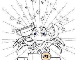 Nro 57 kilpailuun CUSTOM MADE - Whiteboard style cartoon crab - More work will be available later for the winner käyttäjältä panjamon