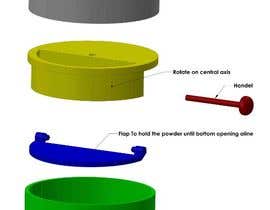 #19 for Design a plastic powder dispenser cap, that will dispense the same amount of powder every time by pra009anu
