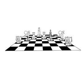 #17 for Black &amp; White drawith or sketch of a chess pieces by berragzakariae
