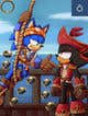 
                                                                                                                                    Миниатюра конкурсной заявки №                                                18
                                             для                                                 Create an image of Sonic the Hedgehog dressed in a pirate outfit
                                            