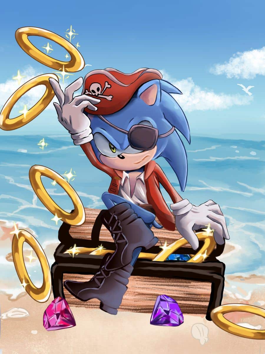 
                                                                                                                        Конкурсная заявка №                                            14
                                         для                                             Create an image of Sonic the Hedgehog dressed in a pirate outfit
                                        