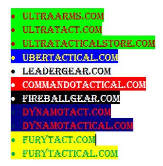 Proposition n°484 du concours                                                 Suggest Domain for Military/Tactical Gear Store
                                            