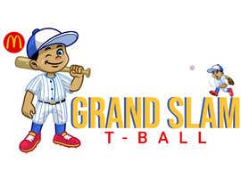 Nro 197 kilpailuun Logo Design - Cartoon Kid baseball / tee ball pack image käyttäjältä ammarazainab264
