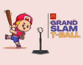 Nro 304 kilpailuun Logo Design - Cartoon Kid baseball / tee ball pack image käyttäjältä Megablinks