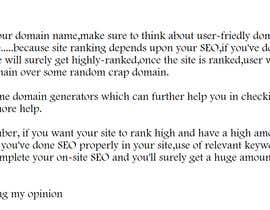 junaidansari1010 tarafından Looking for a suggestion for the existing domain için no 4