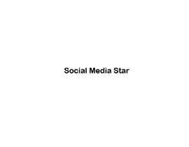 Nro 5 kilpailuun Kaun Banega Social Media Star? käyttäjältä PlussDesign