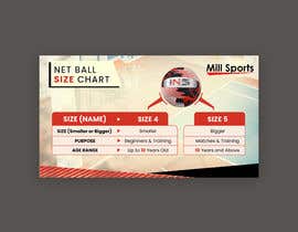 #14 для Infographi/Image Design - Netball Size Chart від shiblee10