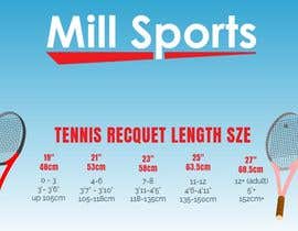 #28 cho Infographic/Image Design - Squash Racket Size Chart bởi BeeDock