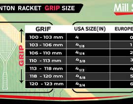 #32 cho Infographic/Image Design - Squash Racket Size Chart bởi mdmahmudur39