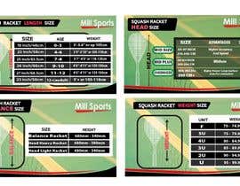 #41 cho Infographic/Image Design - Squash Racket Size Chart bởi mdmahmudur39