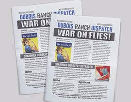#28 für &quot;War on Flies&quot; newspaper front page (flier design/content) von bachchubecks