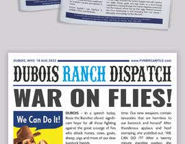 #89 para &quot;War on Flies&quot; newspaper front page (flier design/content) de bachchubecks