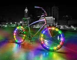 #32 cho Photoshop Rainbow Color Lights onto Bike Wheel bởi Besotheman