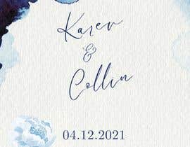 #144 dla Wedding Invitation  and Hold this date card przez wasimgadit