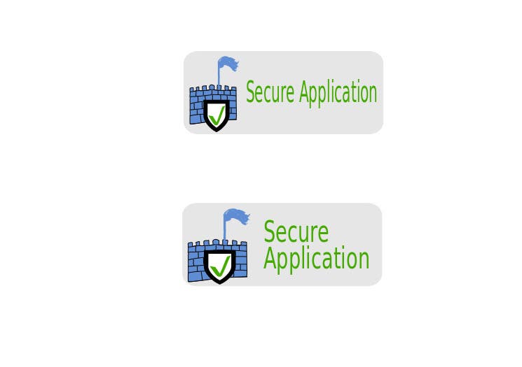 Penyertaan Peraduan #15 untuk                                                 Secure Application icon design
                                            