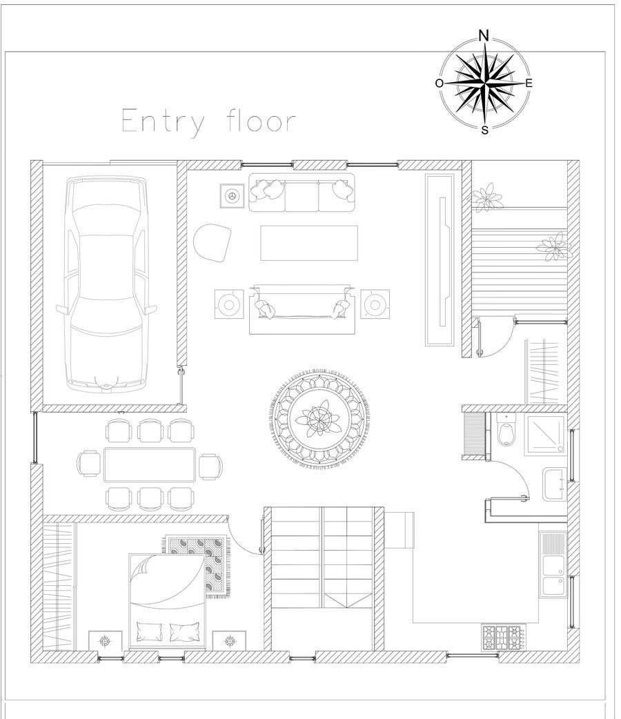 Intrarea #9 pentru concursul „                                                Need a floor plan for a Duplex/Triplex house. - 06/09/2022 01:39 EDT
                                            ”