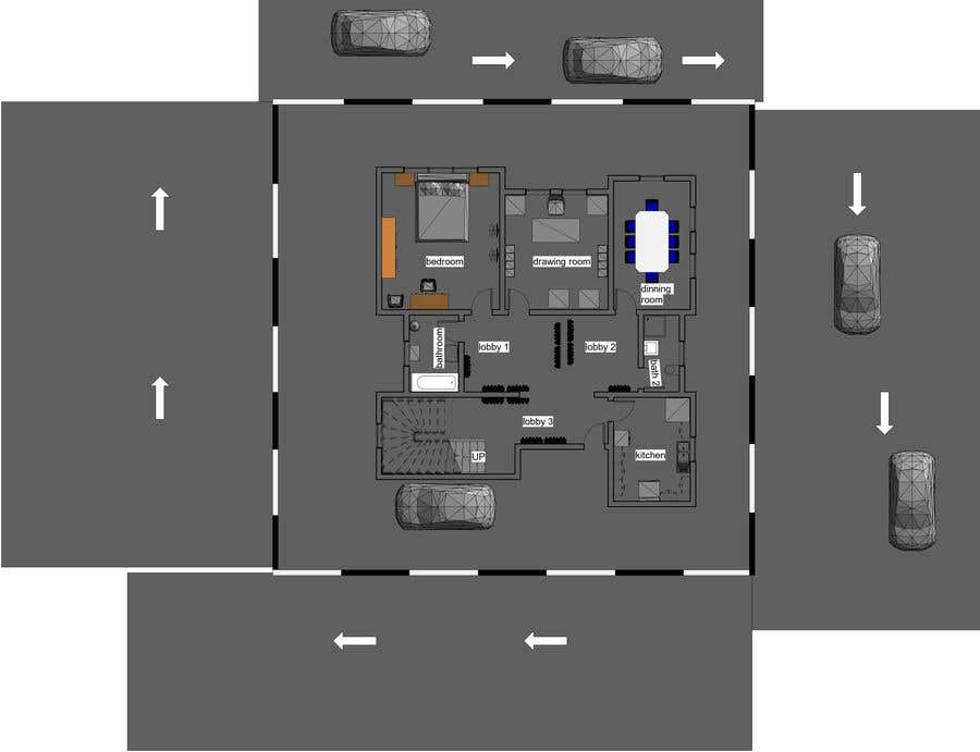 Intrarea #14 pentru concursul „                                                Need a floor plan for a Duplex/Triplex house. - 06/09/2022 01:39 EDT
                                            ”