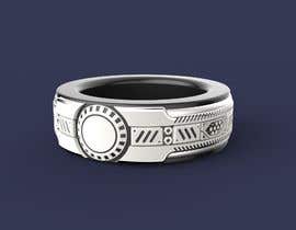 #24 para Design a cool, futuristic men&#039;s wedding ring for me por dhonfaxz