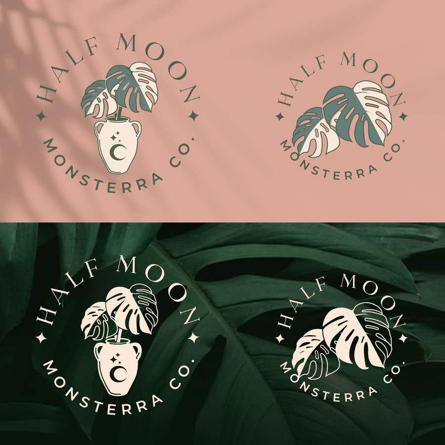 Contest Entry #487 for                                                 Half Moon Monstera Co.
                                            