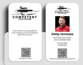 #117 untuk ID card design for Competent Deckhand oleh sultanagd