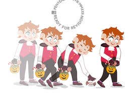 Nro 7 kilpailuun Halloween Trick-or-Treater Animation: Kid Collecting Candy käyttäjältä penyendiri98