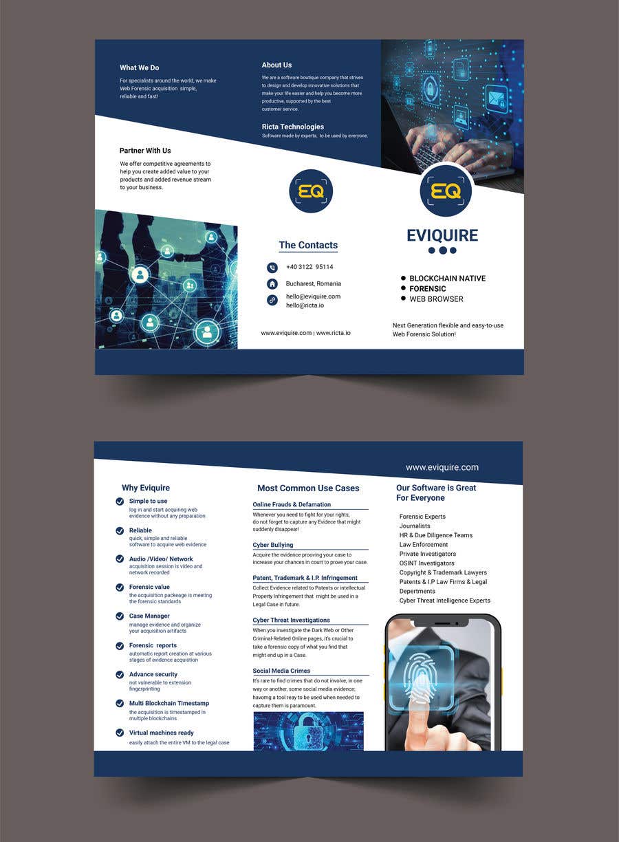 Contest Entry #51 for                                                 Design of a Trifold Brochure
                                            