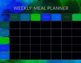 #16 для Design an A4 PDF weekly meal planner от Farzana37