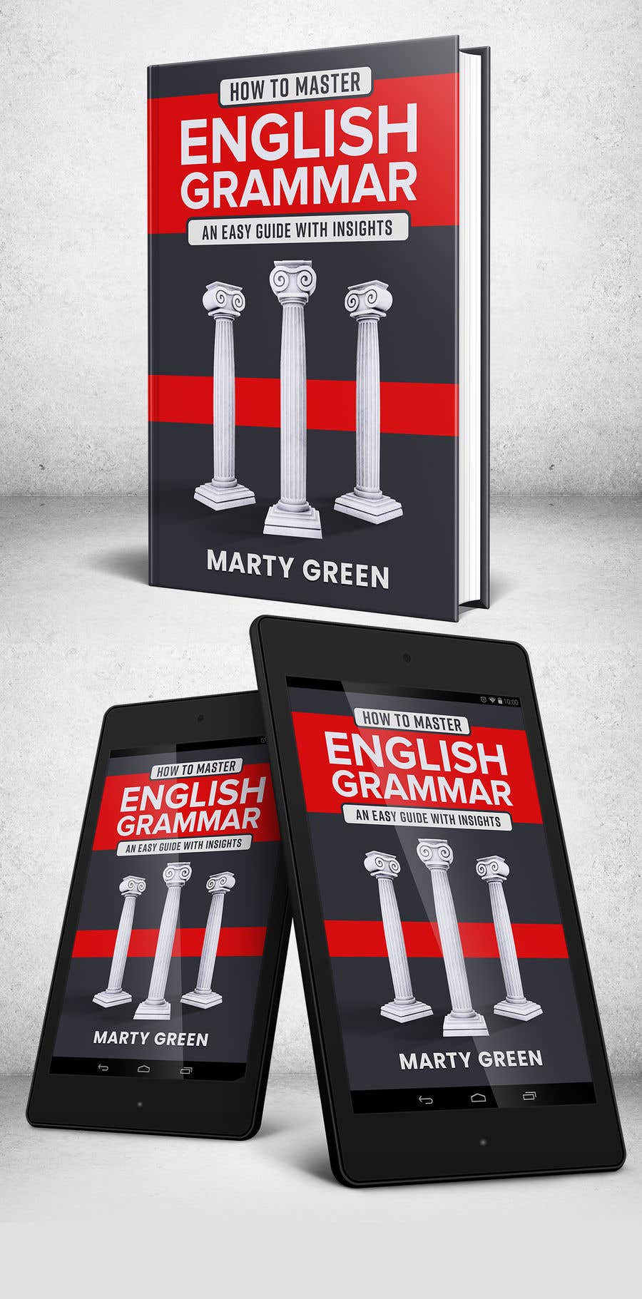 Penyertaan Peraduan #93 untuk                                                 Create a cover for English Grammar Workbook
                                            