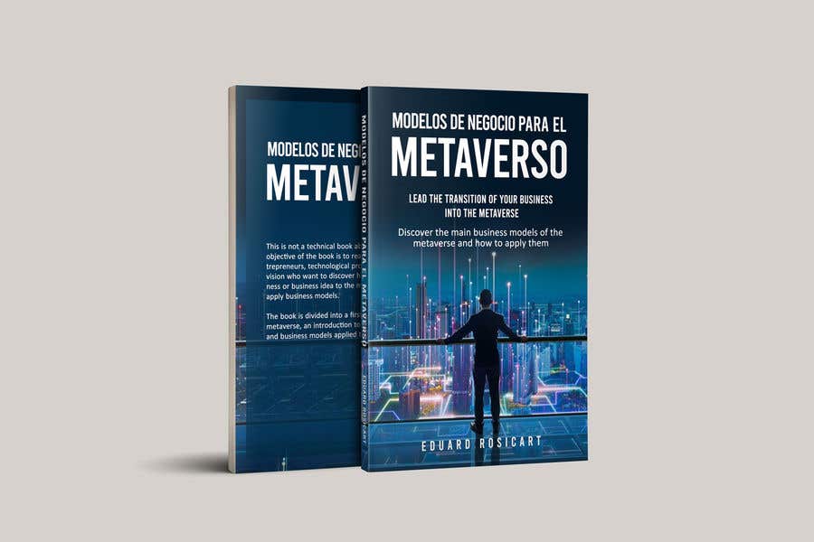 Конкурсная заявка №76 для                                                 Portada libro no ficción: Modelos de negocio para el Metaverso
                                            