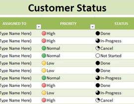 #10 for Customer Status Slide af khimtumogbong