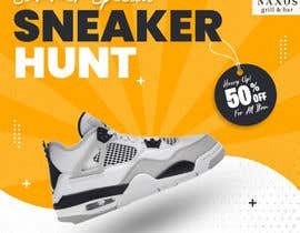 #29 for flyer for a sneaker hunt by Naim4858