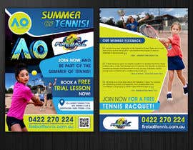 #157 for Summer of Tennis 2023 Flyer - AO by mampi98