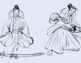 Nro 103 kilpailuun I need 2 illustrations of Samurai käyttäjältä gabryfrazzano9