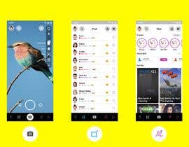 #12 untuk Design branding and screens for a social media App oleh Mofid123