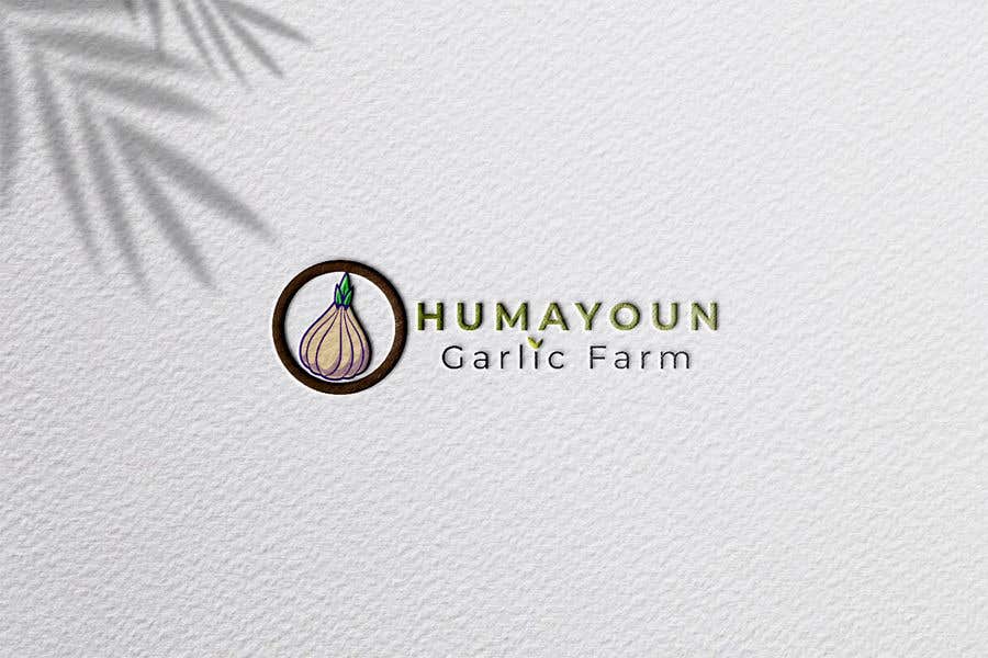 Penyertaan Peraduan #134 untuk                                                 Desing a Humayoun Garlic Farm (HGF) Logo
                                            