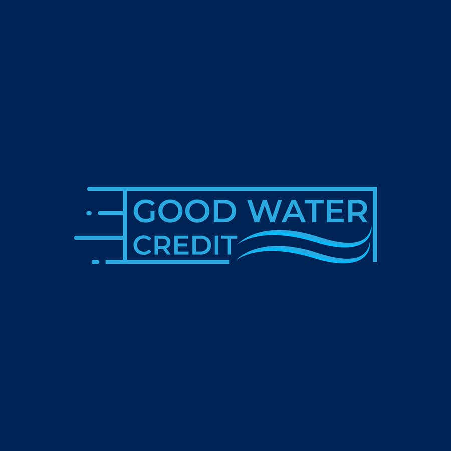 Конкурсная заявка №105 для                                                 Logo for my company “Good Water Credit”
                                            