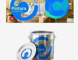 #96 для Design for 4 labels for paint bucket от marianaalbuerne