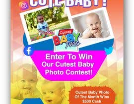 #92 for PROMOTIONAL FLYER FOR ONLINE CUTE BABY PHOTO CONTEST by umarmirza10